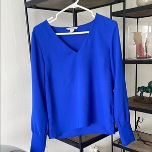 Elegant Blue Women's Top